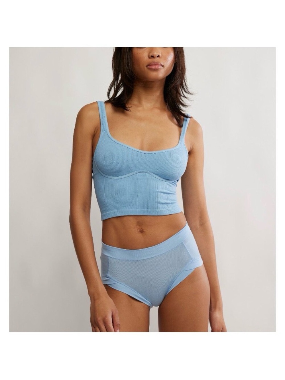 NEW✨FREE PEOPLE MEG SEAMLESS CROP CAMI / DUSK